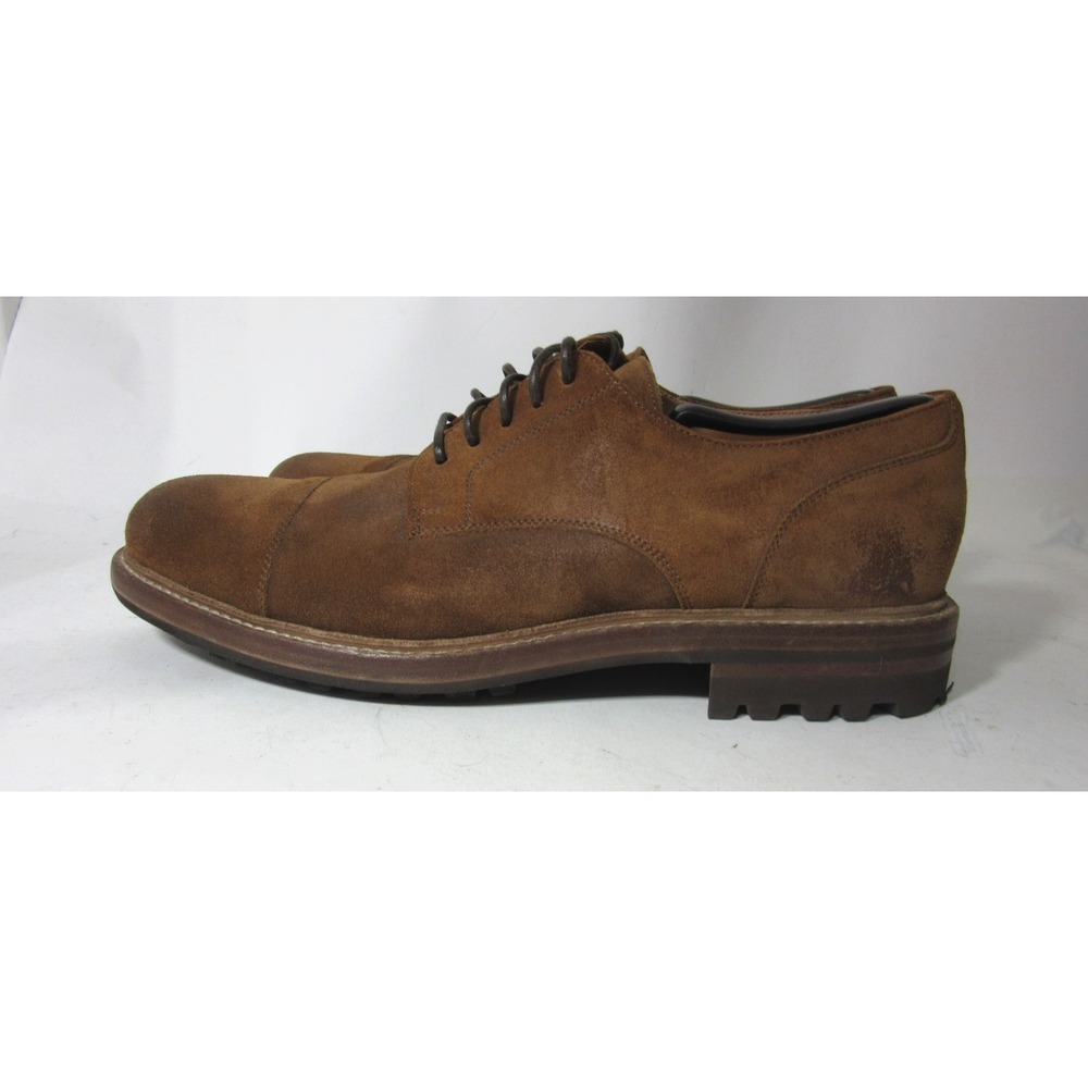 Brunello Cucinelli Shoes Mens Dress Size 11 EU44 Brown Suede Lace-Up Derby Italy